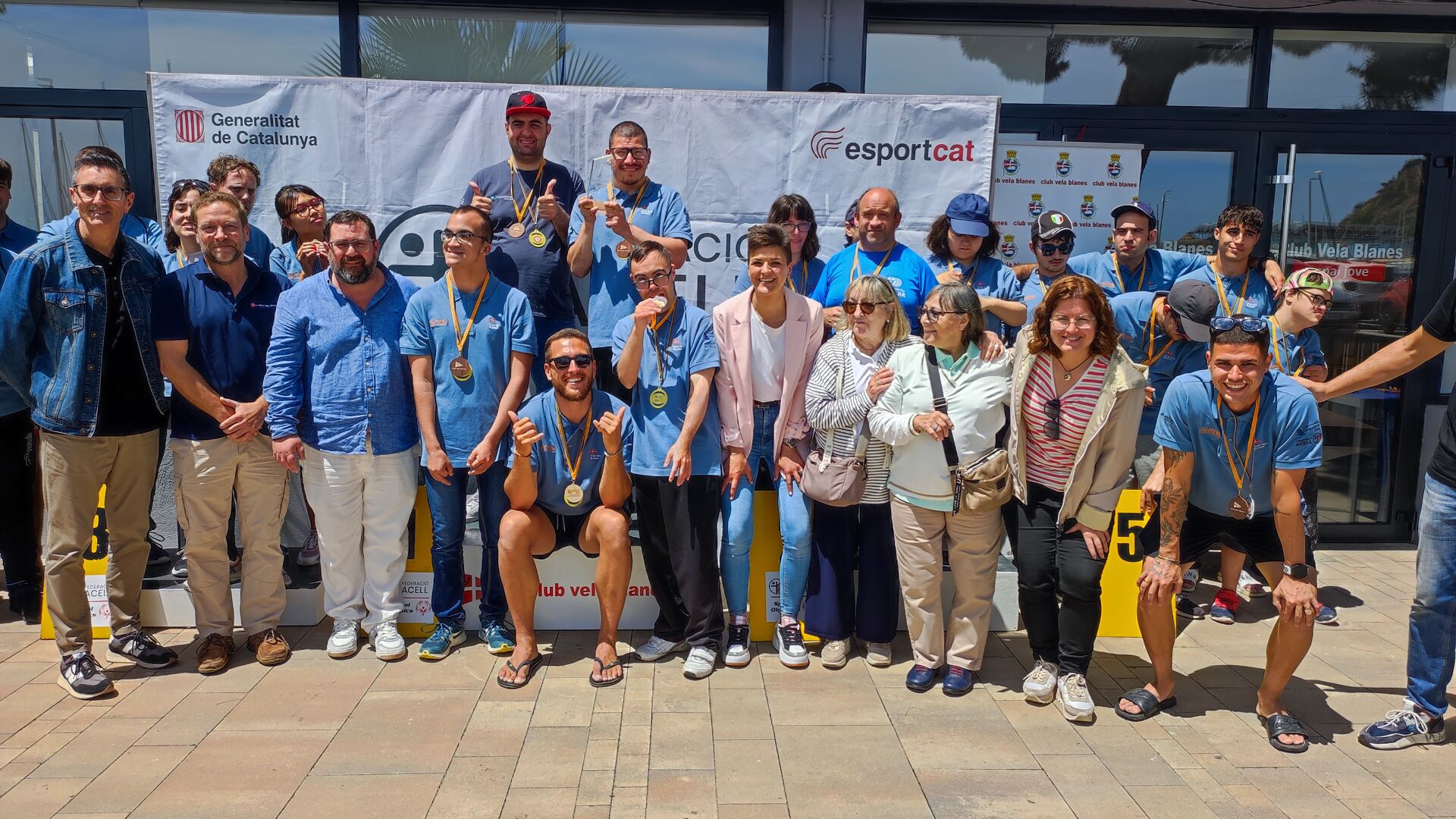 El Club Esportiu el Vilar i el Club de Vela Blanes, tornen a revalidar el títol de Campions de Catalunya de vela per a persones amb discapacitat intel·lectual.