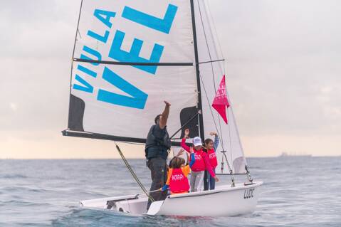 El Club de Vela Blanes guanya la 1a Lliga Blava Escolar - 2