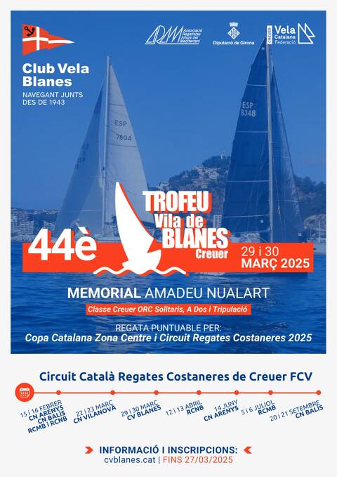 44è Trofeu Vila de Blanes Creuer-Memorial Amadeu Nualart 2025